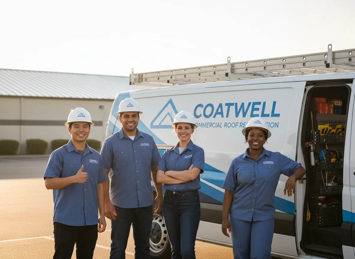 Commercial roof coating company in Knott, TX